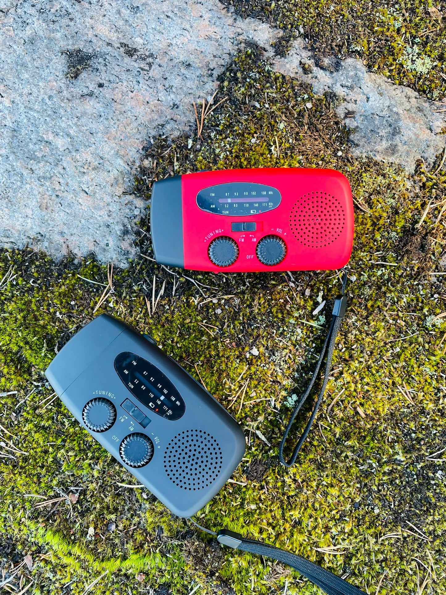 KraftBank Solcelle Lommelykt Radio.